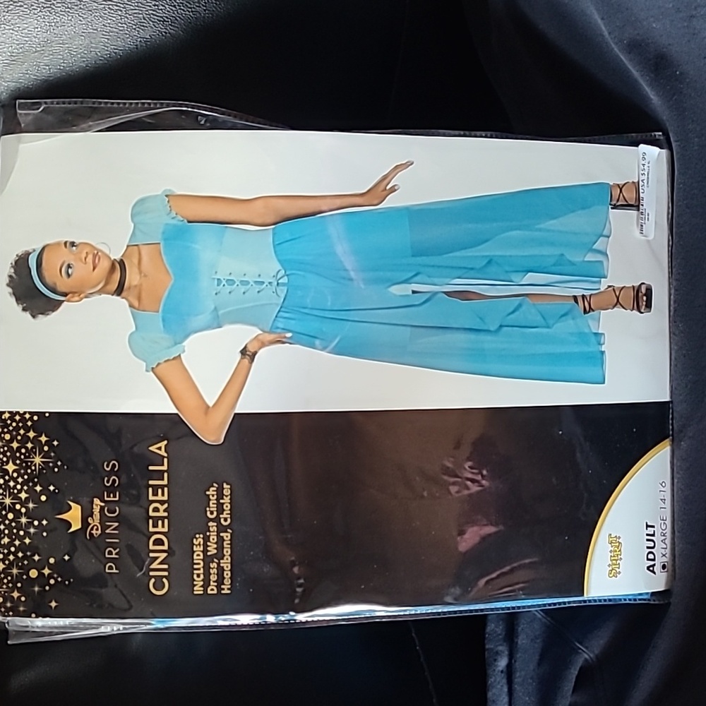 Spirit Disney Princess - Cinderella Halloween costume Adult size XL 14-16